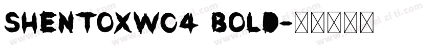 ShentoxW04 Bold字体转换